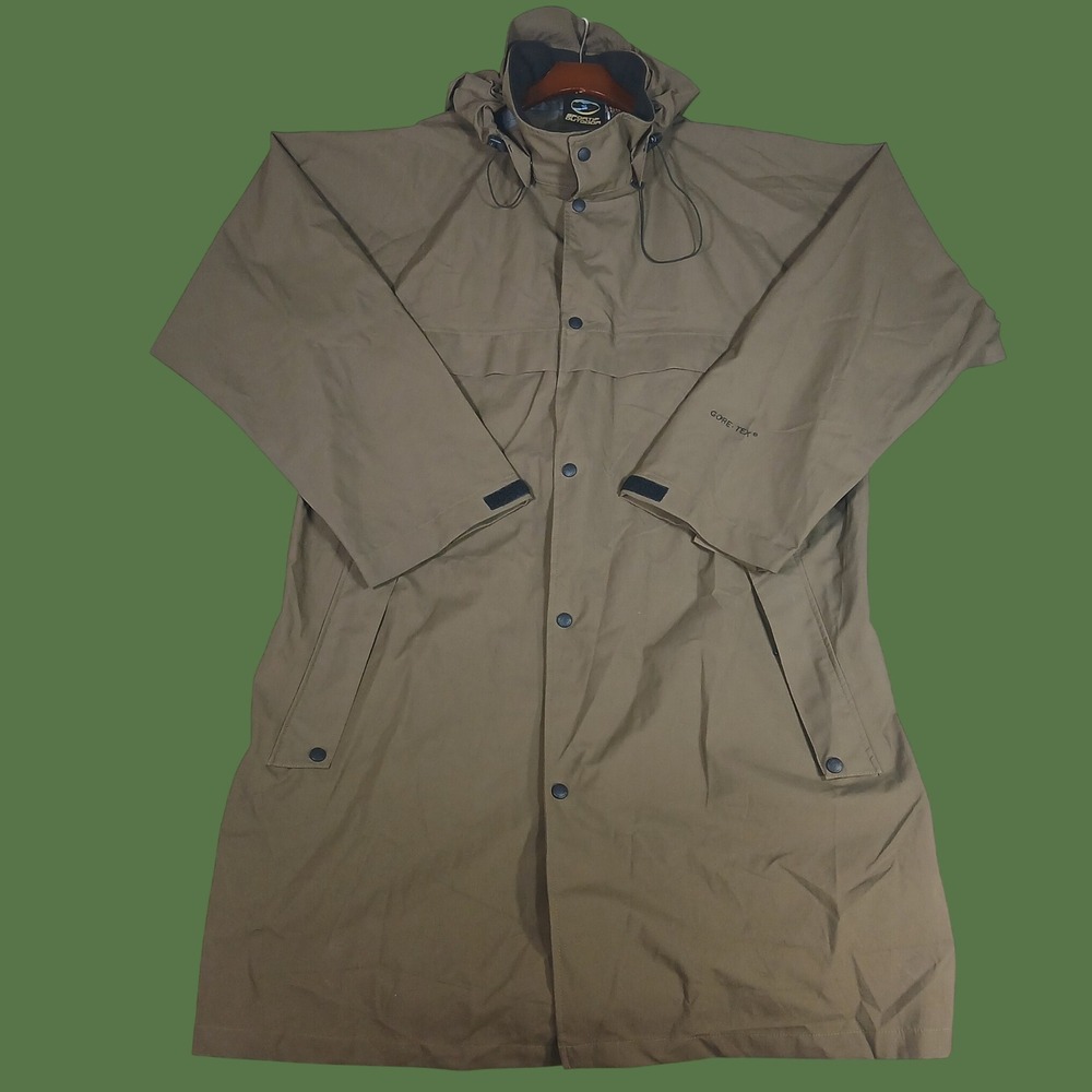 Sportif Outdoor Gore-Tex Jacket Mens Medium Rain Parka Hooded